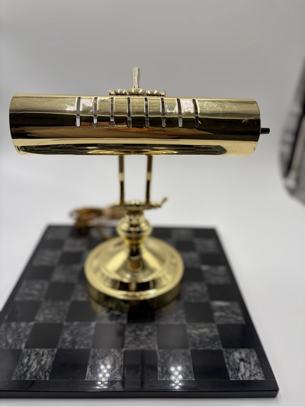Brass Piano Desk Lamp - Gold Finish- Light not included
